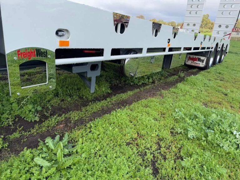 New FreightWest Next Generation Heavy Duty Triaxle Dropdeck Widener trailer
