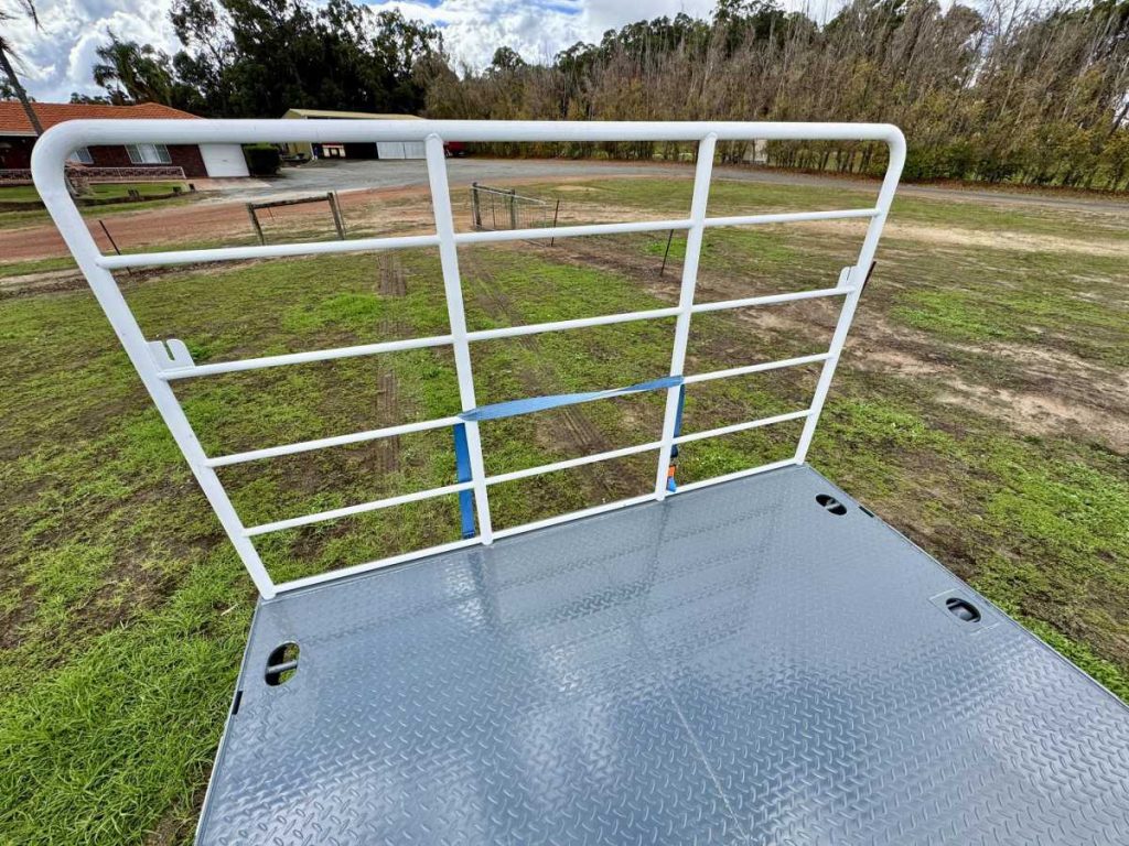 FreightWest  Heavy Duty Triaxle Dropdeck Trailer rear