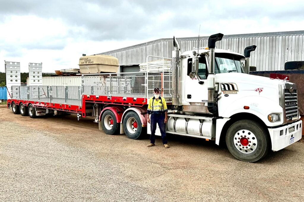 FreightWest Next Generation Dropdeck trailer