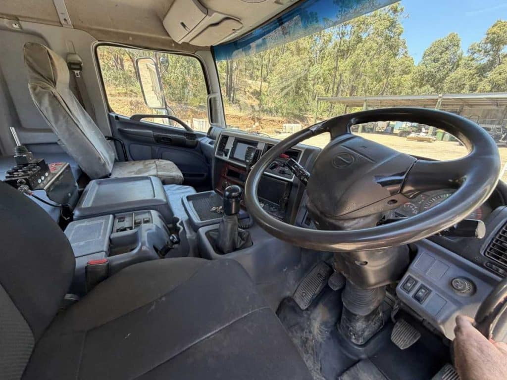 Hino 700 Model 3213 cab interior and dashboard