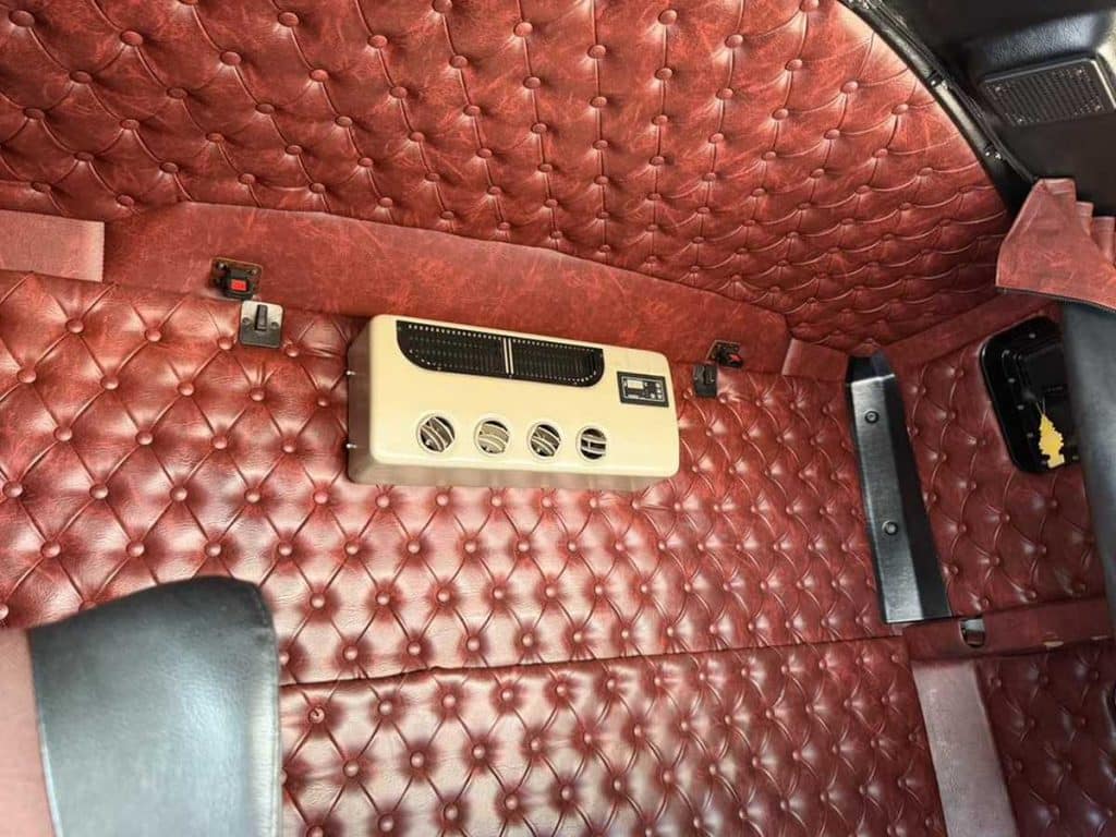 Kenworth K200 sleeper cab controls