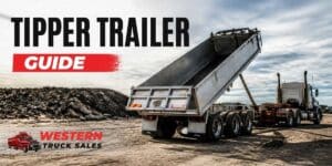 Tipper Trailer in the field