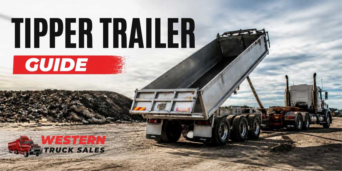 Tipper Trailer in the field